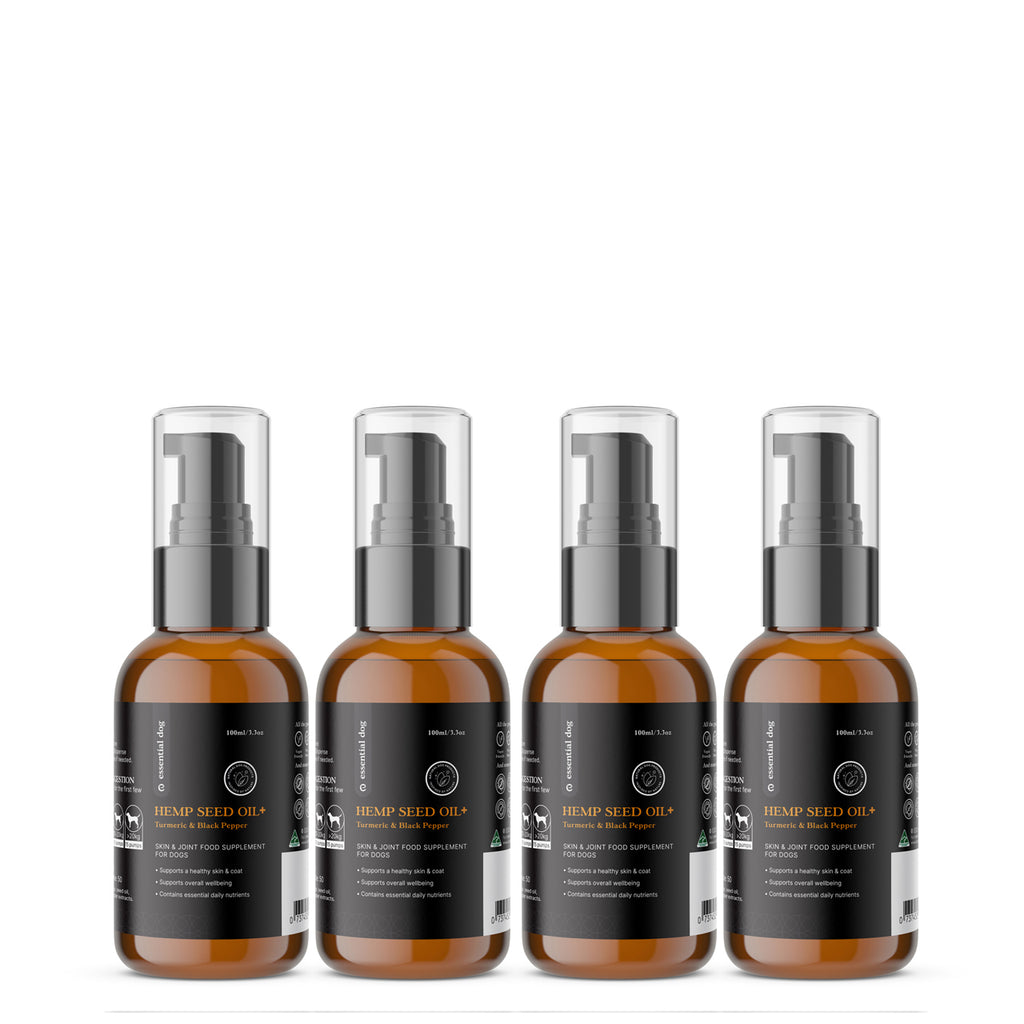 100% Raw Hemp Seed Oil: Turmeric and Black Pepper (Food Supplement)